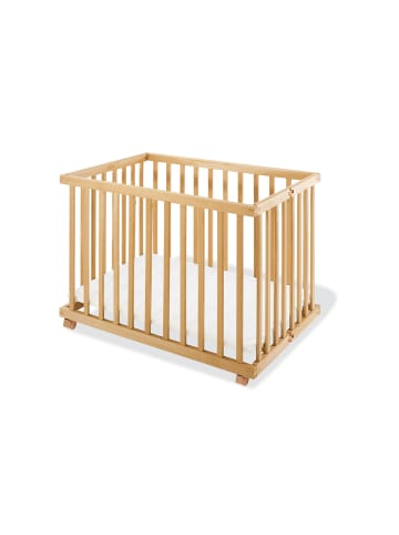 Pinolino Laufgitter Levin klein, faltbar, unbehandelt, 97 x 67 x 75 cm