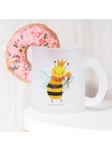 Mr. & Mrs. Panda Tasse Biene König ohne Spruch in Transparent