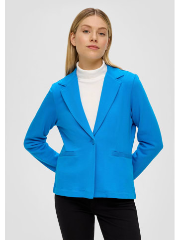 s.Oliver Sweatshirt Jacke langarm in Blau