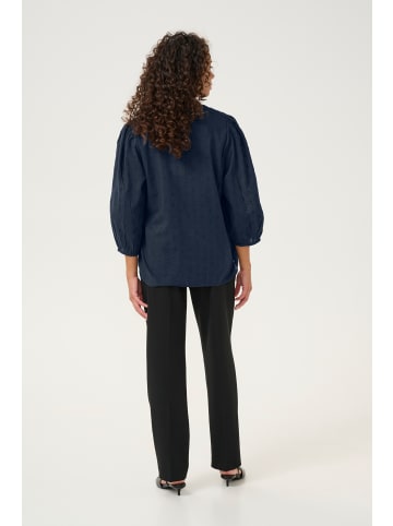 Kaffe Bluse langarm KAjollia Regular fit in Midnight Marine