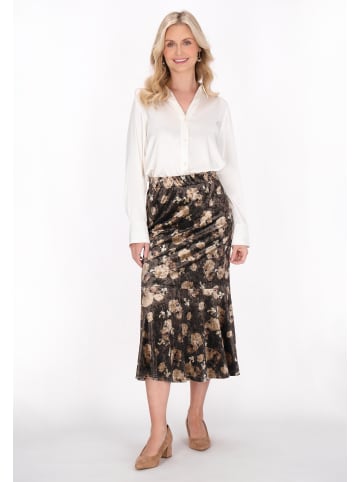 Usha Women Skirt in brown multicolor