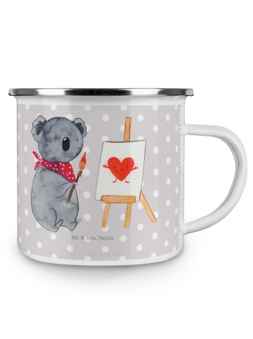 Mr. & Mrs. Panda Teetasse Koala Künstler ohne Spruch in Grau Pastell