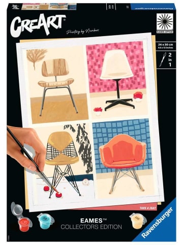 Ravensburger Malprodukte CreArt Adults Trend EAMES - Take a Seat CreArt Adults Trend Ab 12 Jahre in bunt