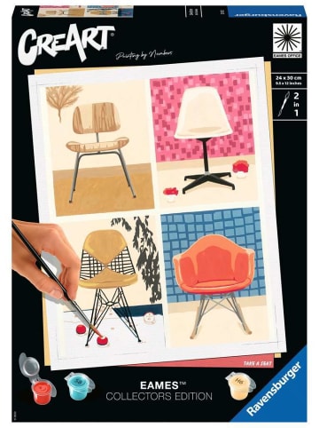 Ravensburger Malprodukte EAMES Take a Seat CreArt Adults Trend 12-99 Jahre in bunt