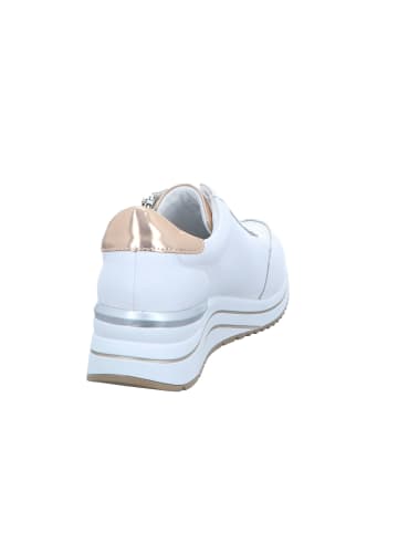 remonte Halbschuh in weiss/weiss/kupfer
