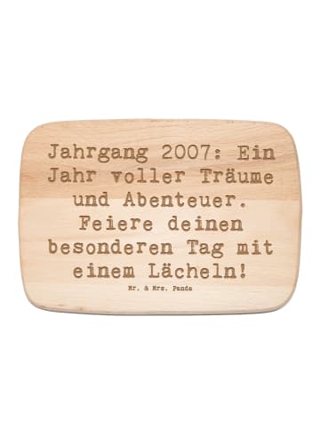 Mr. & Mrs. Panda vesperbrett Spruch 2007 Geburtstag mit Spruch in Transparent