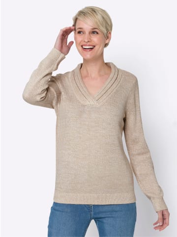 Sieh an! Pullover in beige-meliert
