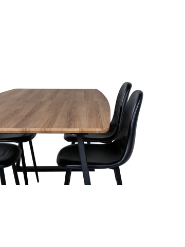 ebuy24 Essgruppe Inca 33 Schwarz 85 x 160 cm