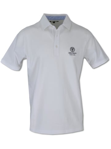 Carlo Colucci Poloshirt Capodanno in Weiß