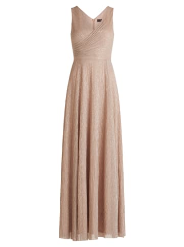 Vera Mont Abendkleid mit Plissee in Cream/White
