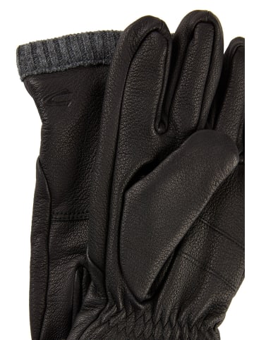 Camel Active Handschuhe aus Leder in Schwarz