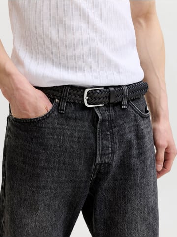 Jack & Jones Ledergürtel in Black