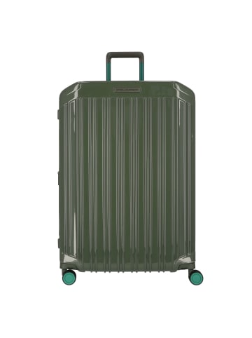 Piquadro PQL-Special3 4 Rollen Trolley 75 cm mit Dehnfalte in green