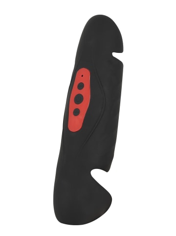 Rebel Masturbator mit Vibration Penis Trainer with 3 Point Stimulation in schwarz