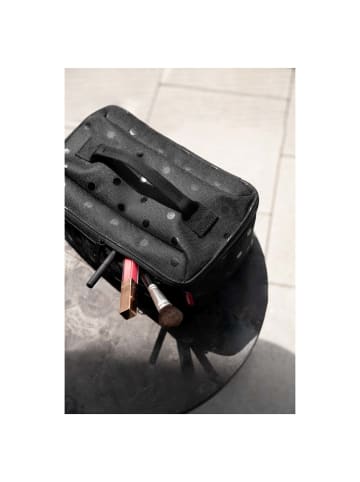 Reisenthel travelling - Beautycase 27 cm (twist maroon) in glossy dots black