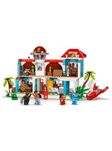 LEGO Disney™ Das Strandhaus aus „Lilo und Stitch“ in Mehrfarbig ab 9 Jahre