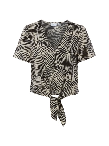 Vila Bluse Vilimia Kea in beige schwarz