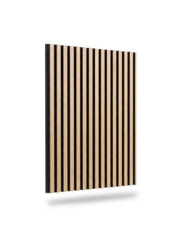 relaxdays 2 x Akustikpaneele in Natur - (B)60 x (H)120 cm