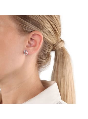 Amor Ohrstecker Silber 925, rhodiniert in silber