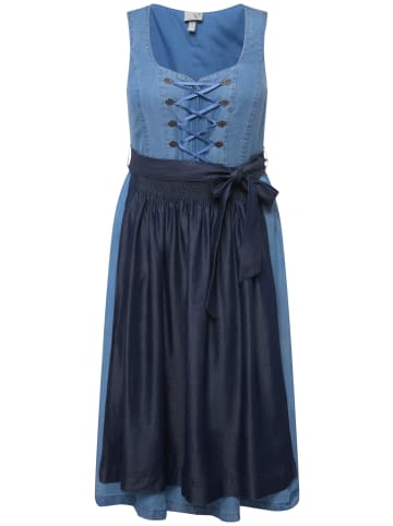 Ulla Popken Hemdblusenkleid in blue denim