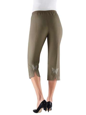 Sieh an! Capri-Hose in oliv
