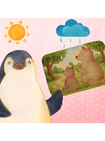 Mr. & Mrs. Panda bad läufer Bär Kind Design ohne Spruch in Weiß