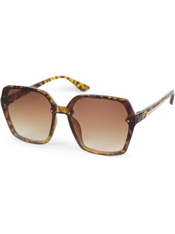 styleBREAKER Butterfly Sonnenbrille in Demi Braun / Braun Verlauf