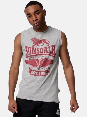 Lonsdale T-Shirt "Cleator" in Grau