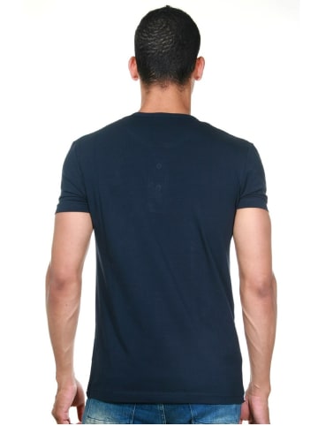 FIOCEO T-Shirt in blau/schwarz