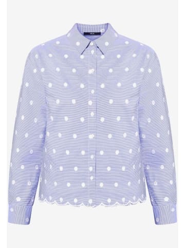 Zero  Langarmbluse in bluewhite