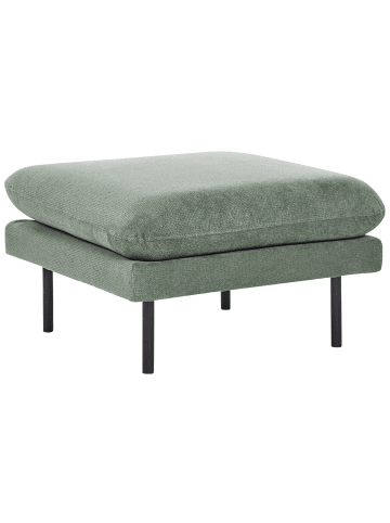 Beliani Ottomane VINTERBRO in Grün/Schwarz - (W) 70 x (H) 44 x (L) 70 cm