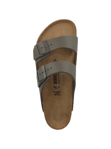 Birkenstock Sandale Arizona Naturleder normal in grau