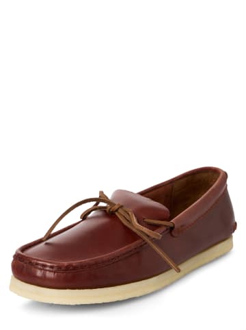 Clarks Schuhe Godney Mocc in cognac - 0001