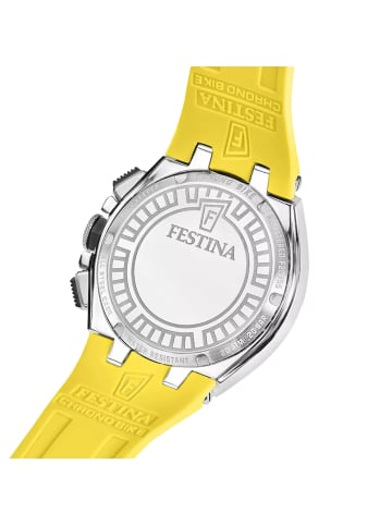 Festina Herren-Chronograph Chrono Bike Silikon Gelb