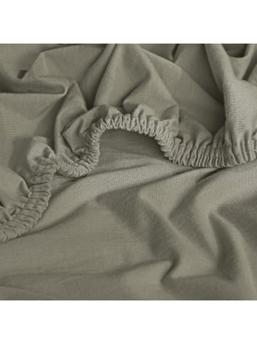 REDBEST Single-Jersey Spannbettlaken San Francisco in taupe