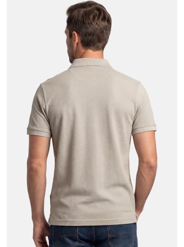 Ragman Poloshirt Basic in Dunkelblau / beige