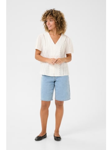 Cream Kurzarmhemd CRKallie Straight fit in Snow White