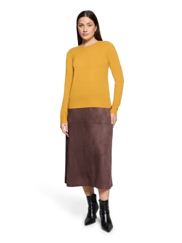 Betty Barclay A-Linien-Rock unifarben in Light Maroon