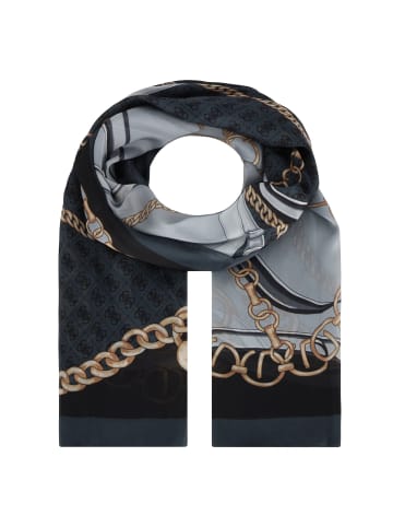 Guess Meridian Schal 180 cm in coal logo