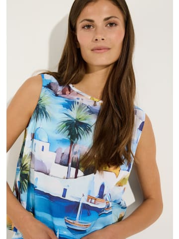 More & More sommerliches Coastal-Print-Blusentop in summer print