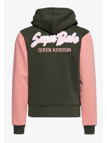 Queen Kerosin Queen Kerosin Sweatjacke Sugar Babe in grün