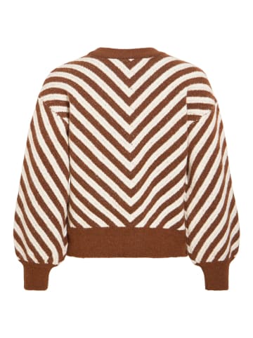 Vila Strickpullover in Chocolate Brown