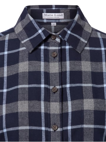 Marie Lund Bluse in marine grau - 0077