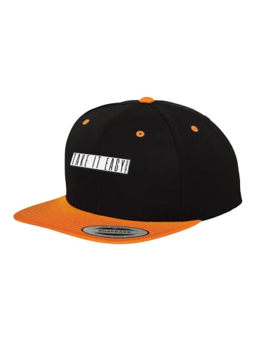 F4NT4STIC Snapback 2-Tone Snapback 2-Tone Take It Easy in Black Neon Orange