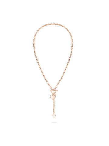 FYNCH-HATTON Halskette Heart x Cabochon in roségold