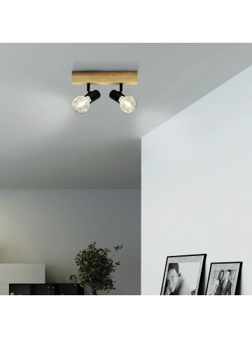 home24 Deckenleuchte Townshend in Braun