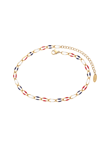 faina Women Cable Chain Link Bracelet in Gold Multicolor