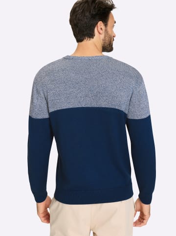 WITT WEIDEN Pullover in dunkelblau-meliert