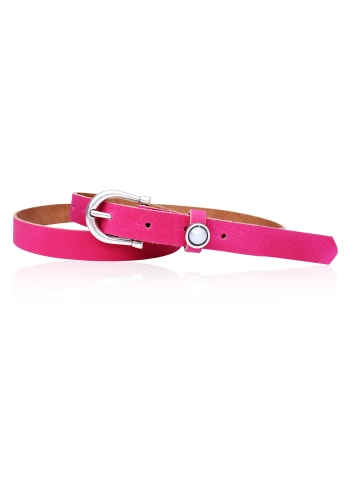 FRONHOFER Damengürtel Leder in Pink
