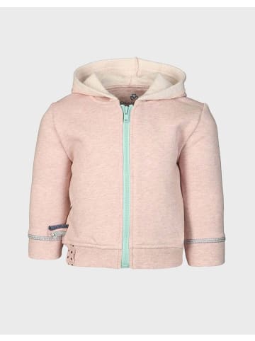 OrganicEra Baby Kapuzen-Sweatjacke in Rose Melange
